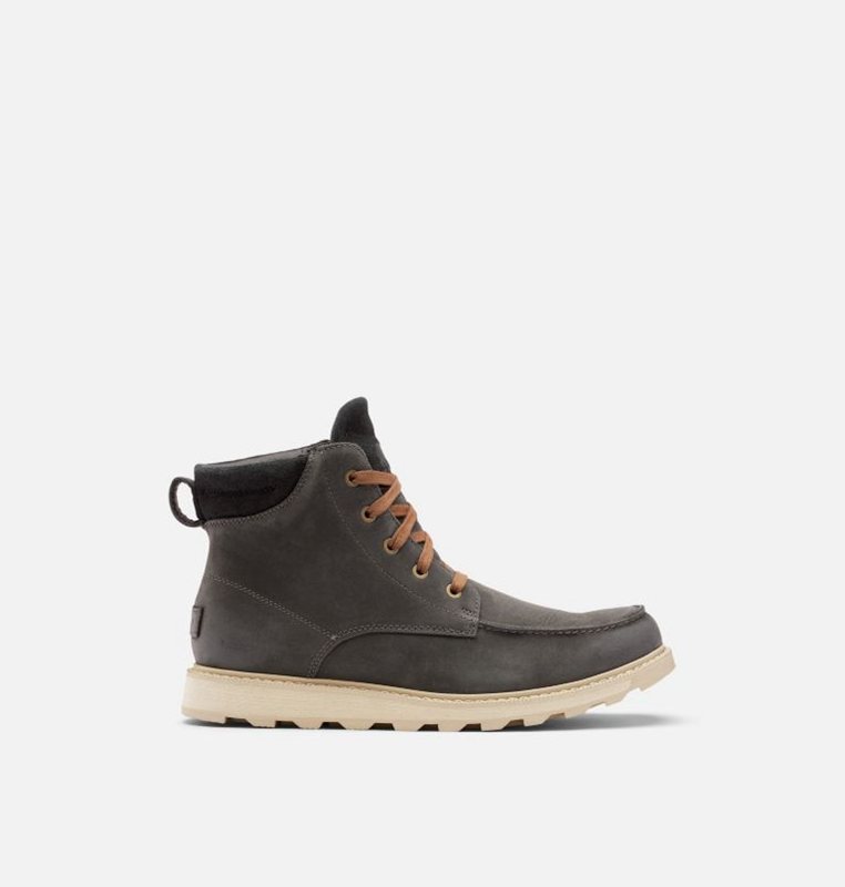 Mens Booties Dark Grey - Sorel Madson™ II Moc Toe - 392-REHQVA